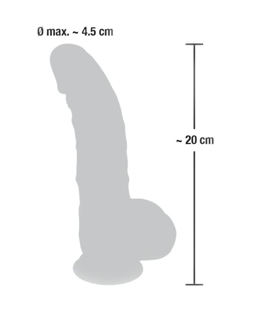 Dildo Realistico Silicone 20 cm