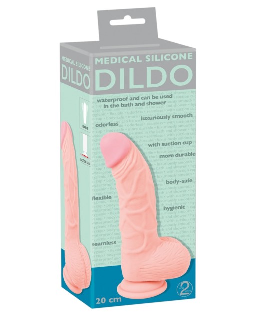 Dildo Realistico Silicone 20 cm