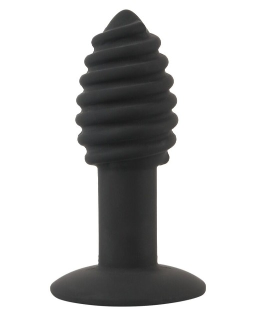 Twist Butt Plug Rechargeable Black Velvets