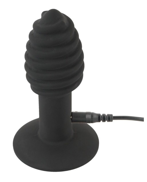 Twist Butt Plug Rechargeable Black Velvets