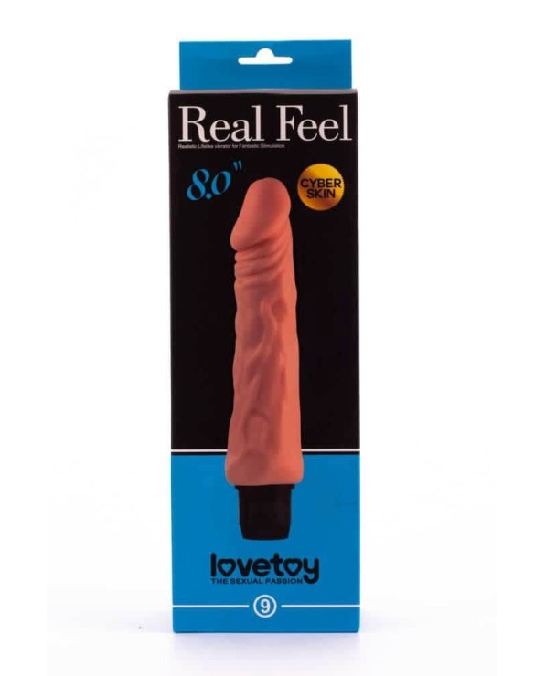 8'' Real Feel Cyberskin Vibrator