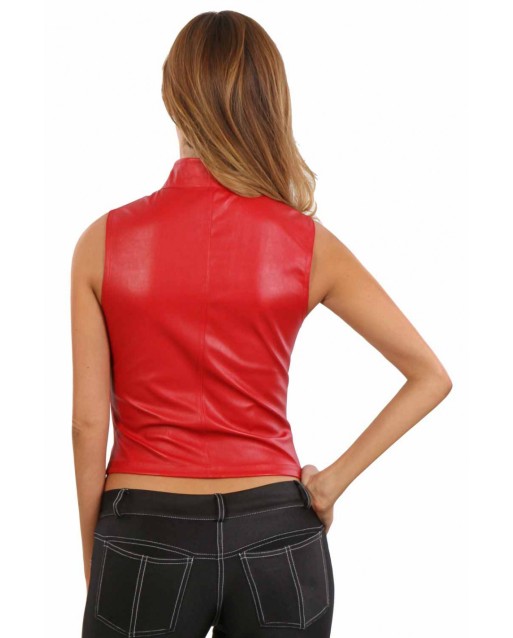 Leatherlook Gilet