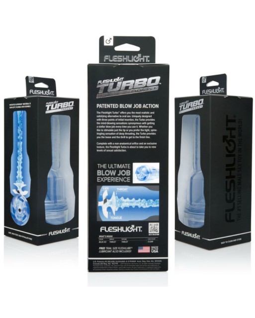 Masturbatore Fleshlight - Turbo Thrust Blu Ghiaccio