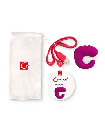 G-VIBE - FUN TOYS GRING ANELLO VIBRATORE XL LAMPONE DOLCE