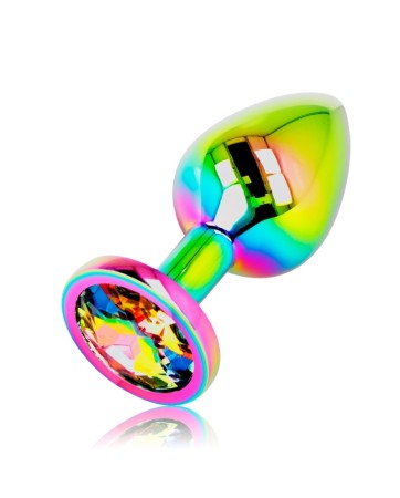 OHMAMA PLUG ANALE SMALL IN METALLO IRIDESCENTE