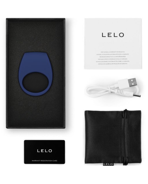 LELO - ANELLO VIBRATORE BLU TOR 3