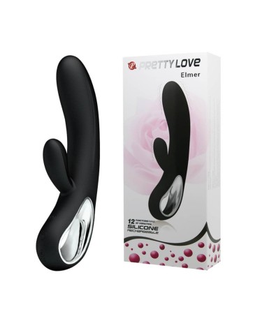 Vibratore Rabbit -G Pretty Love - Nero - Elmer