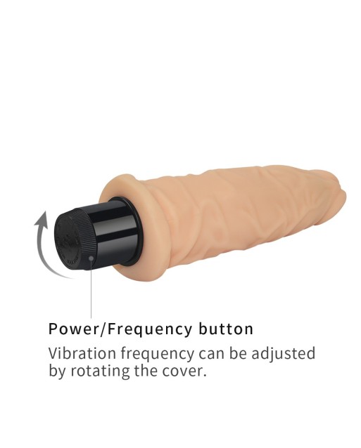 7.5" Real Feel Cyberskin Vibrator