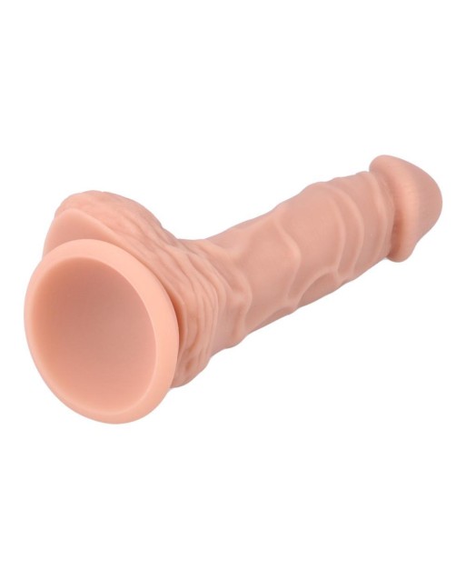 Virgite - Dildo Realistico Con Testicoli Silicone Doppio Strato R23 - 7,5" - Color Carne